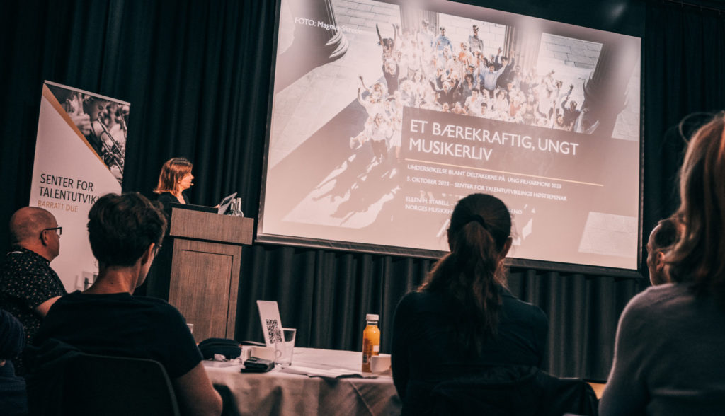 Ellen Stabell på Høstseminaret 2023. Foto: Magnus Skrede