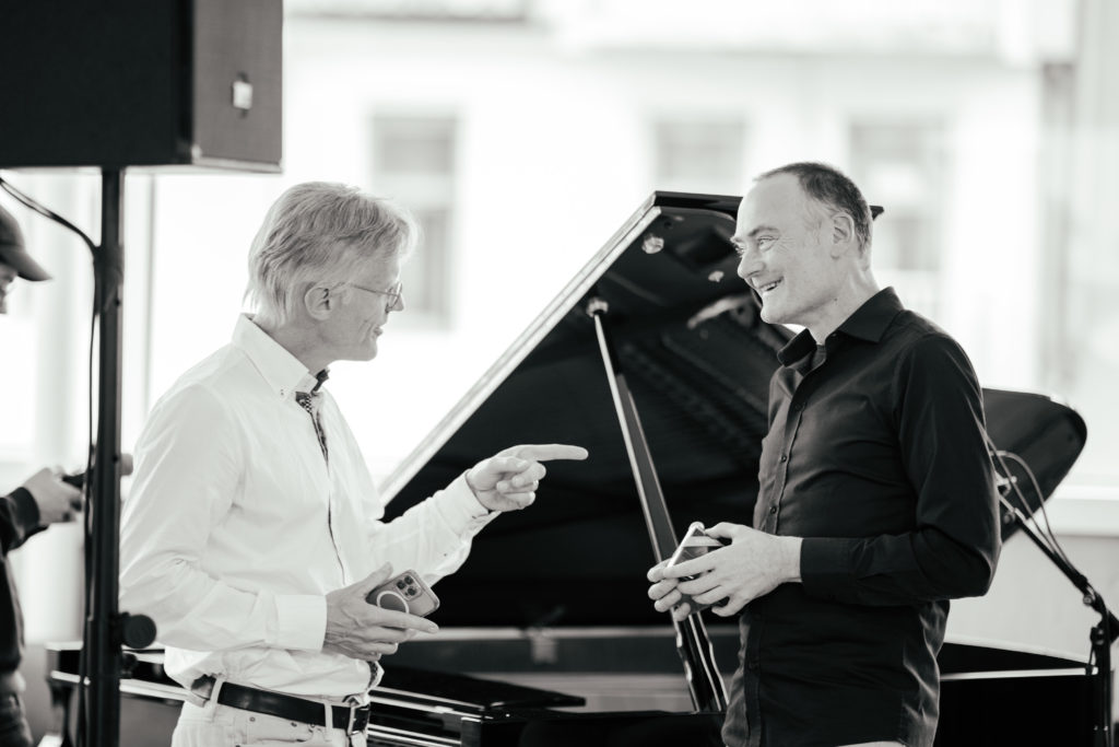 Håvard Gimse og Gunnar Flagstad. Foto: Magnus Skrede